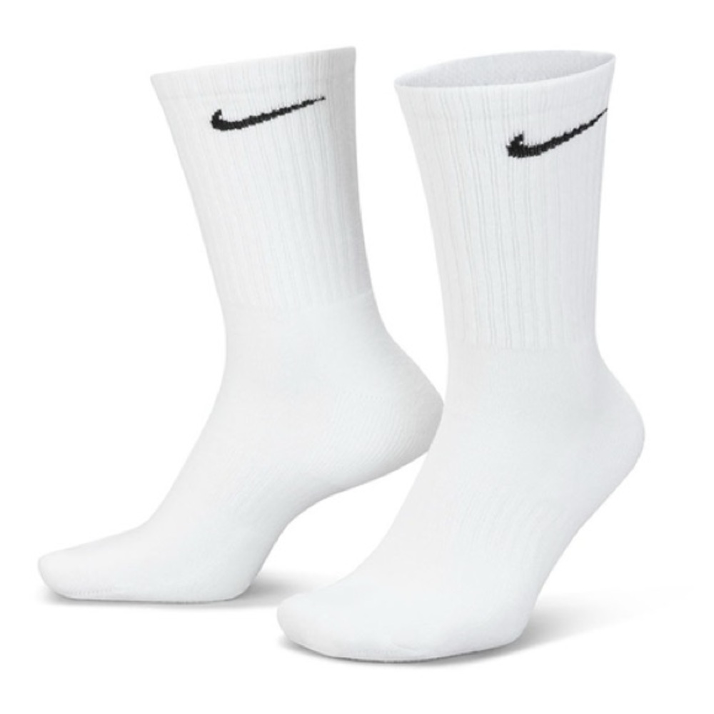 Nike White Athletic Crew Socks